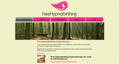 Desktop Screenshot of freehypnobirthing.com
